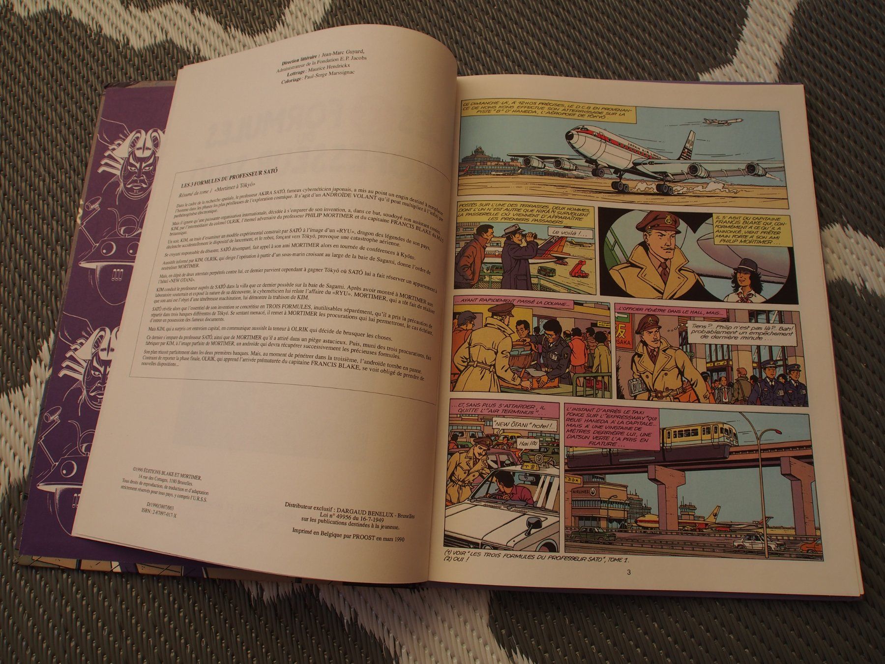 BD: black et mortimer 1990 les 3 formules du professeur sato – D'occasion à Ovronnaz par Etagne68 3