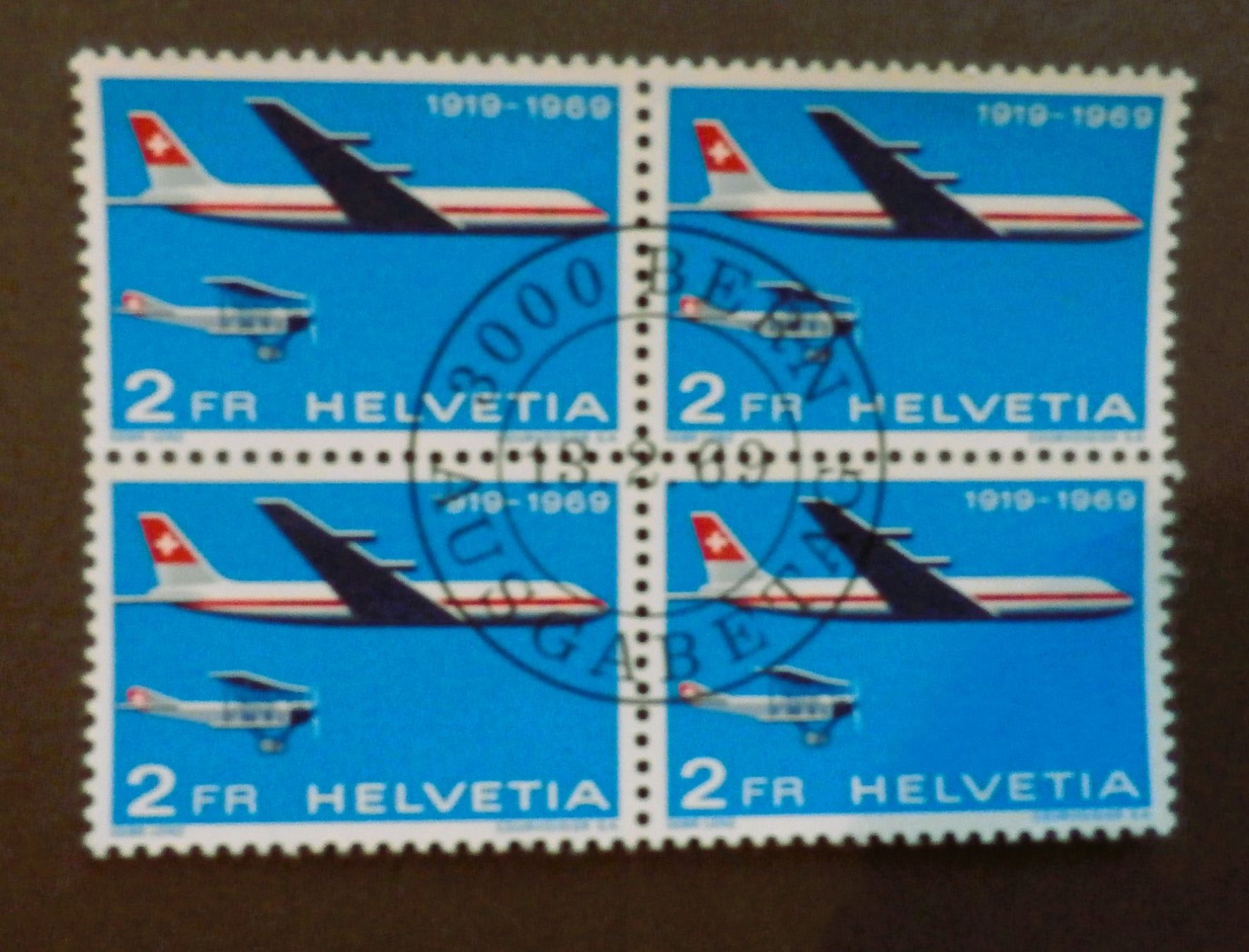 Tutti i francobolli: CH 1969 Flugpost – Usato da Kehrsatz venduto da Bernherb2 1