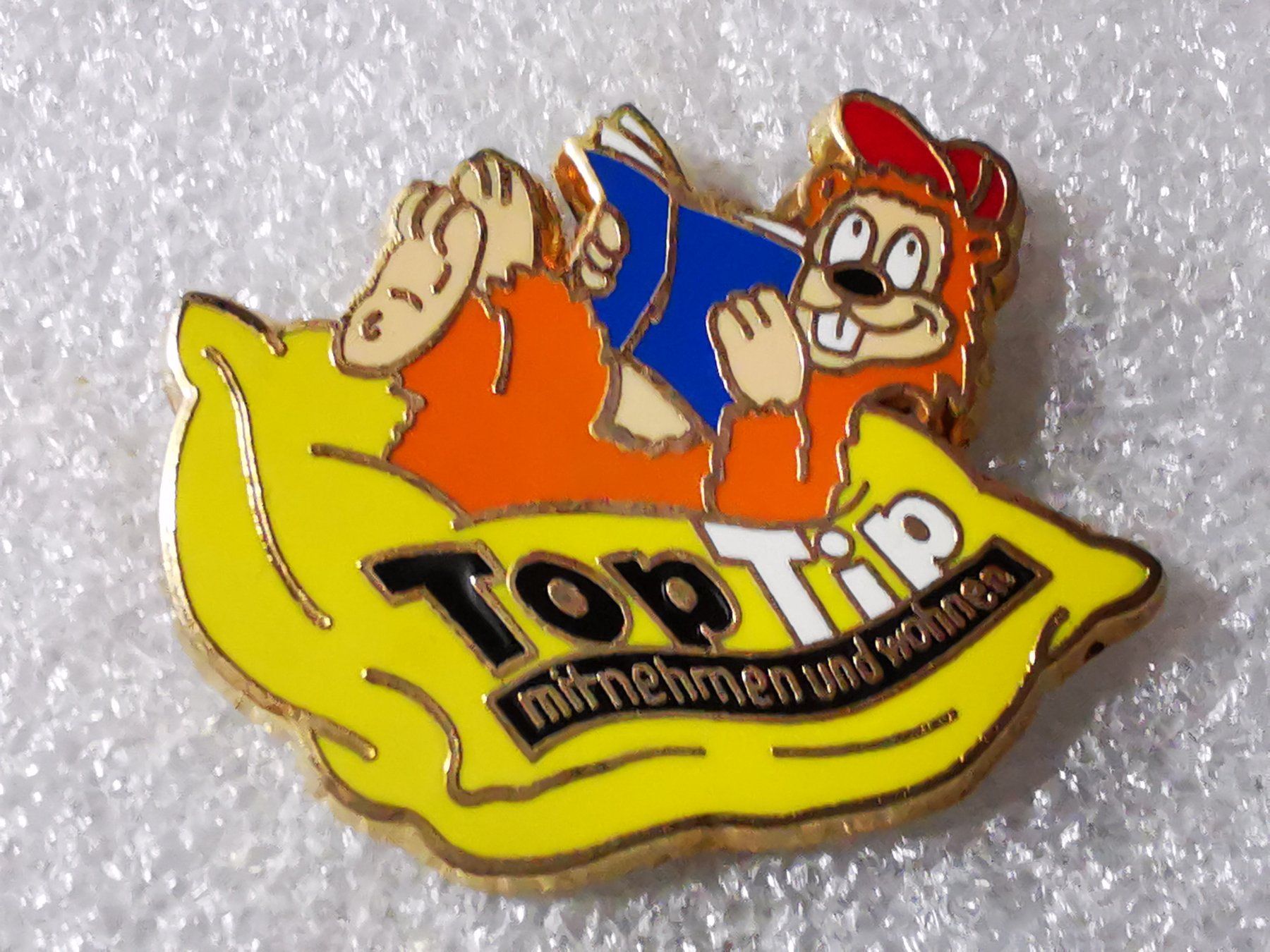 Placchette & Badge: Ansteckpin 161: Toptip – Usato da Oppligen venduto da Pin-Fall-Shop