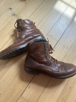 Bottines Cuir Marron Coronel Tapiocca, Taille 42, Top!