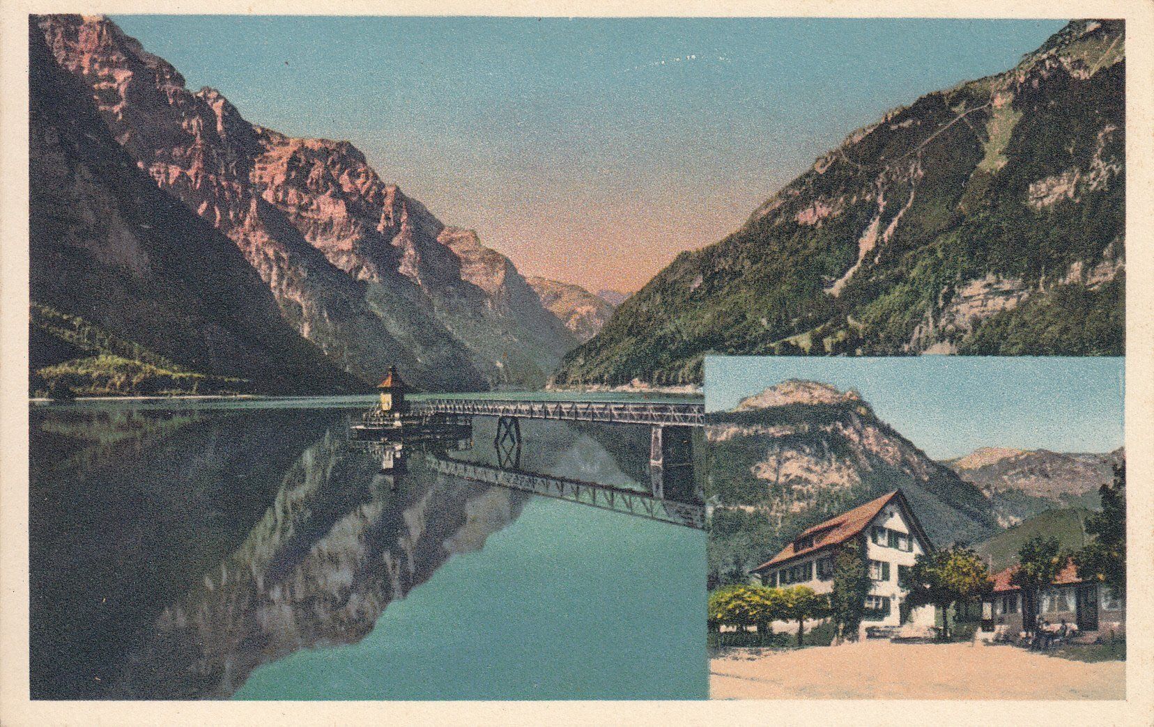 Cartoline postali: Klöntal Rhodannenberg, ca. 1920 – Usato da Bürglen TG venduto da StampGraf