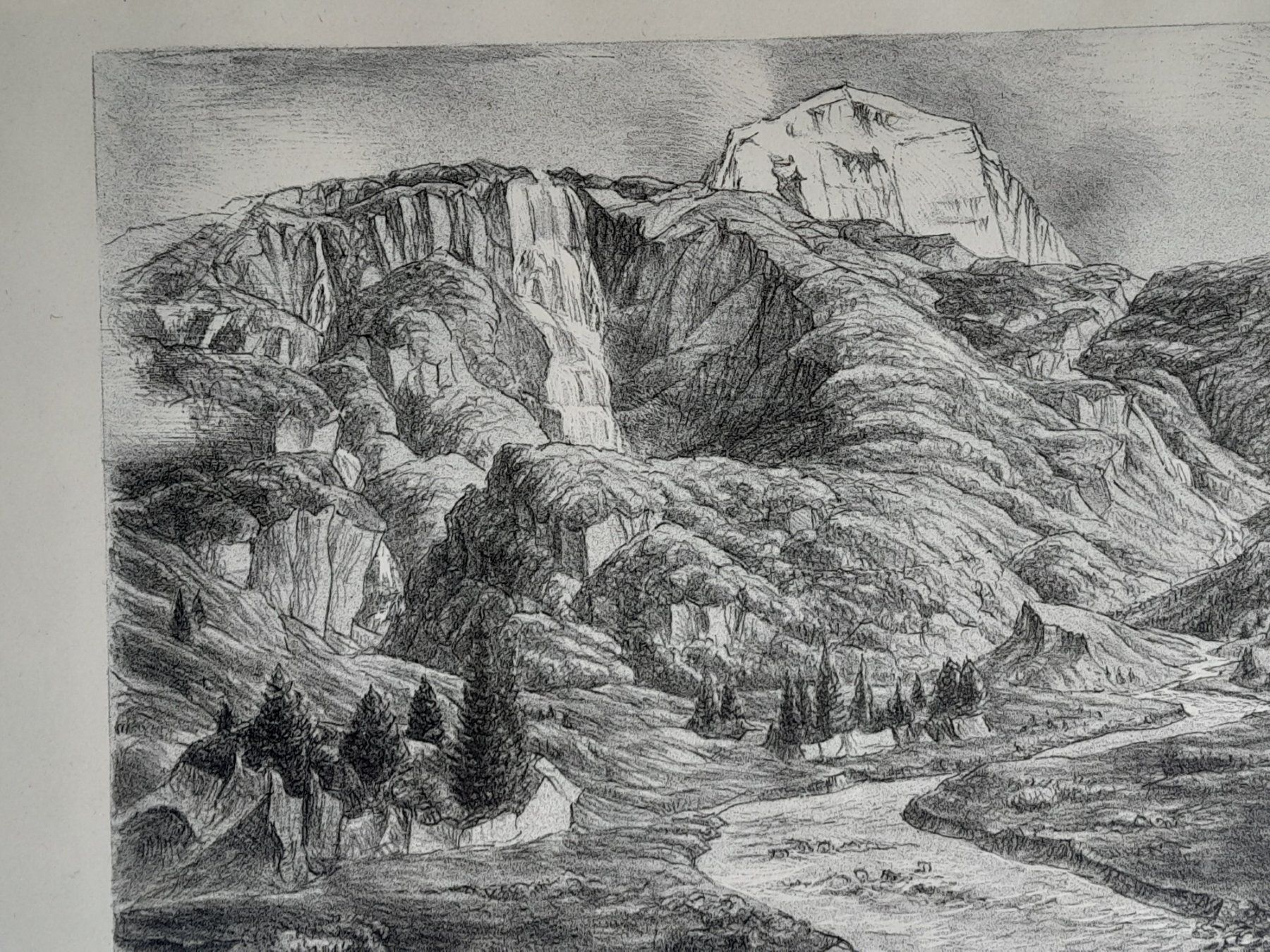 Grafica & Litografie: V.Surbek Litho " Berner Oberland " – Usato da Thun venduto da Treff.....e 3