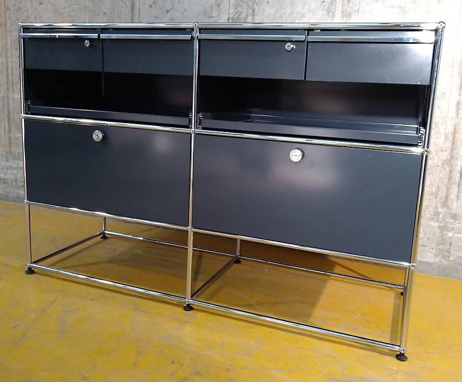 Cassettiere: Sideboard USM, anthrazit – Usato da Bern venduto da daskannweg