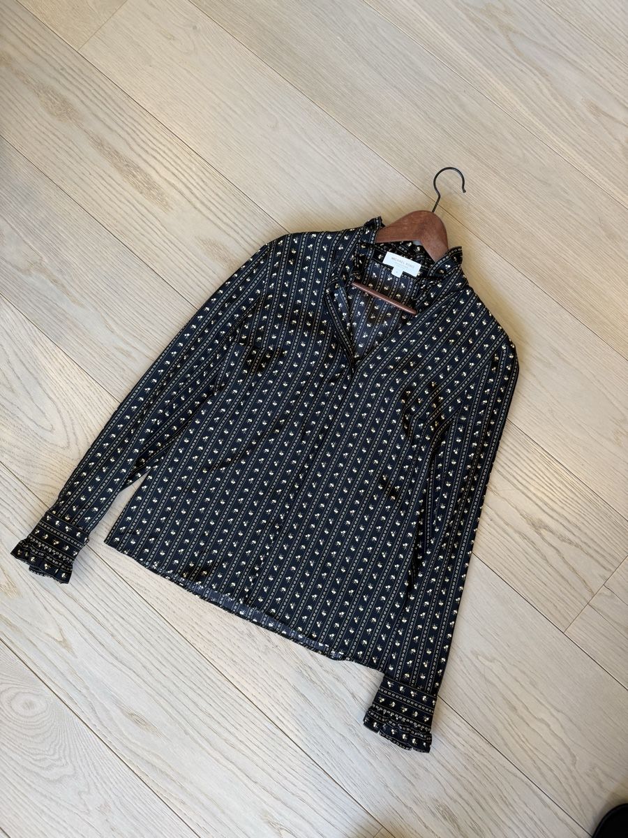 Michael Kors Blusen: Blouse Michael Kors noire taille-4 – Neu (gemäss Beschreibung) aus Genève von iry_67wr
