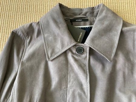 Windsor Kalbsleder Damen Mantel Gr.38 NEU Farbe - Grau
