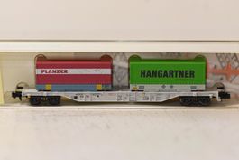 Hupac Hangartner Planzer MiniTrix Spur N mit OVP