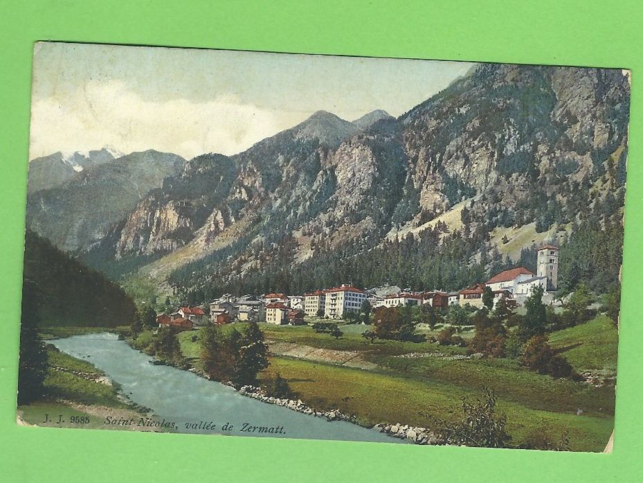 Cartoline postali: Saint-Nicolas, Vallée de Zermatt – Usato da Zürich venduto da t24_de