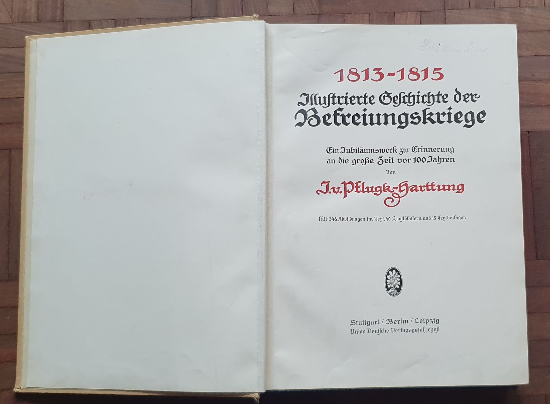 Bücher: Illustrierte Geschichte der Befreiungskriege 1815 – Gebraucht aus Kreuzlingen von Rschweiz1 1