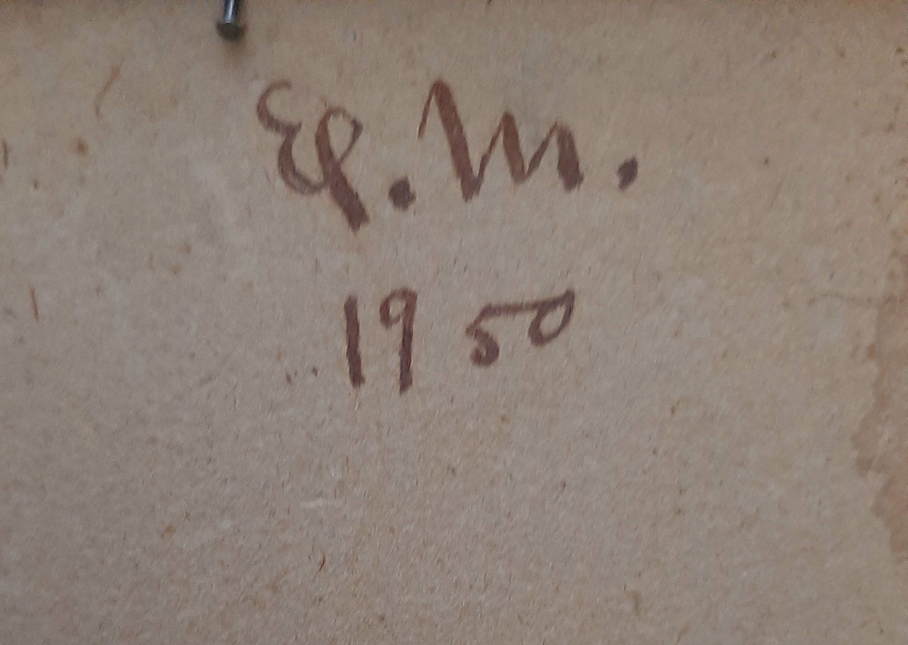 Tableaux: Gemälde 1950 monogrammiert – D'occasion à Arbon par torso444 3