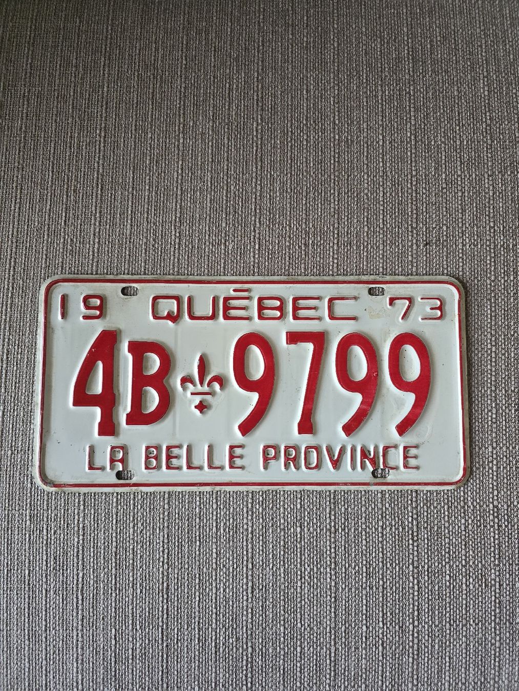 Insegne: Vintage plaque Québec – Usato da Vex venduto da Fournier1981