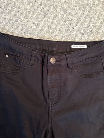 Schwarze Jeans Grösse 38 MID WAIST SKINNY