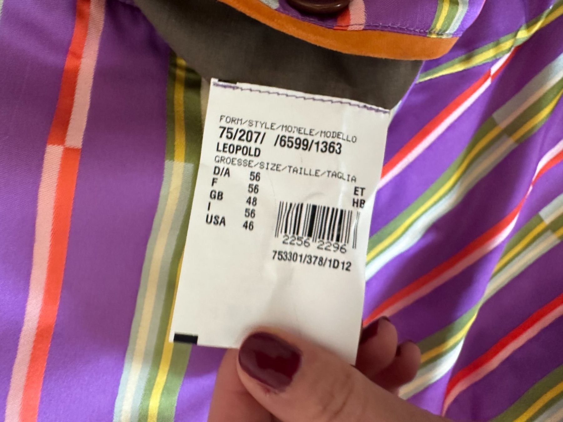 Giacche: Men's Habsburg Blazer - Orange – Nuovo (secondo la descrizione) da Lugano venduto da LudovicoSwiss 2
