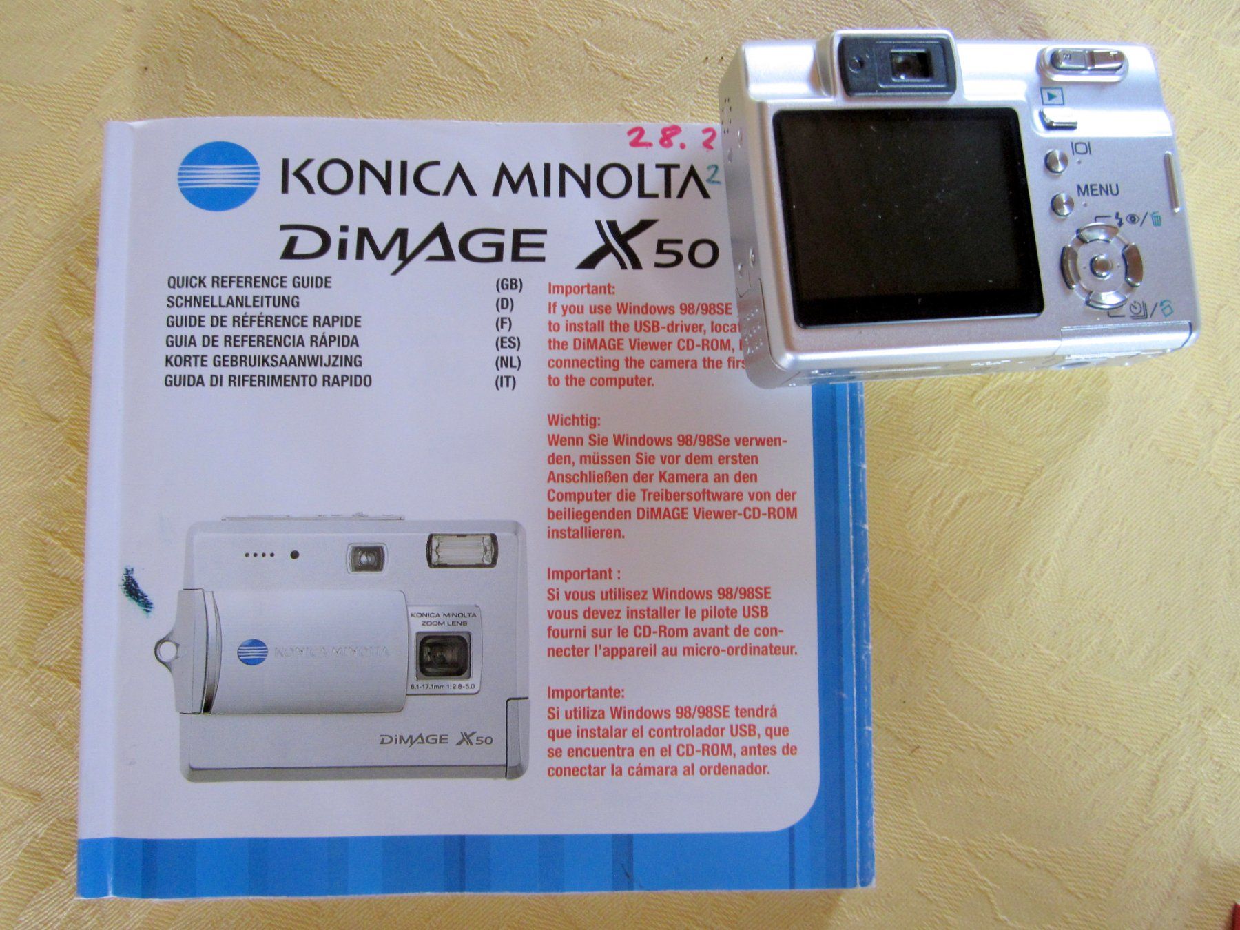Konica Fotocamera: Kamera Digital Konica Minolta DimageX50 – Usato da Binningen venduto da flugi30 4