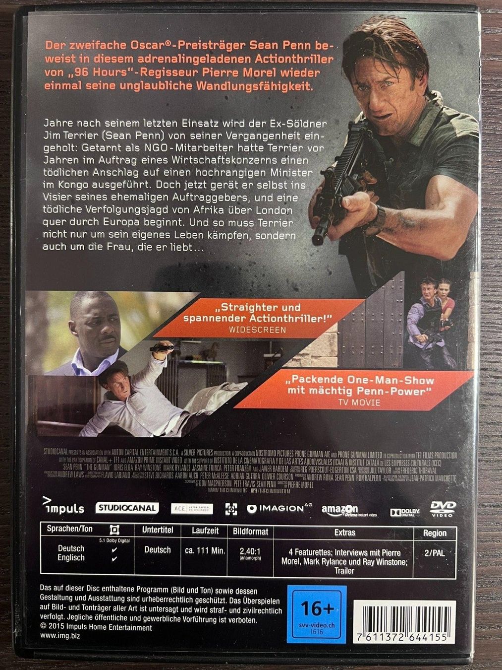 Tutti i DVDs: The Gunman – Usato da Zürich venduto da FilmFreunde 1