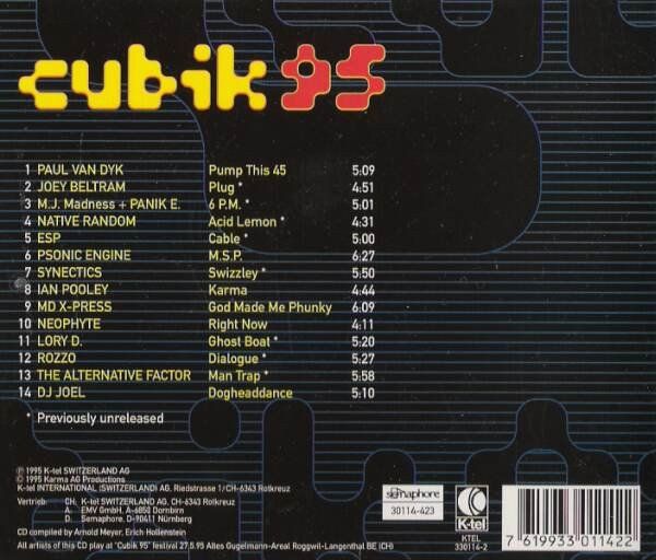 CDs: Cubik 95 – Neu (gemäss Beschreibung) aus Hellikon von Jogi73 1