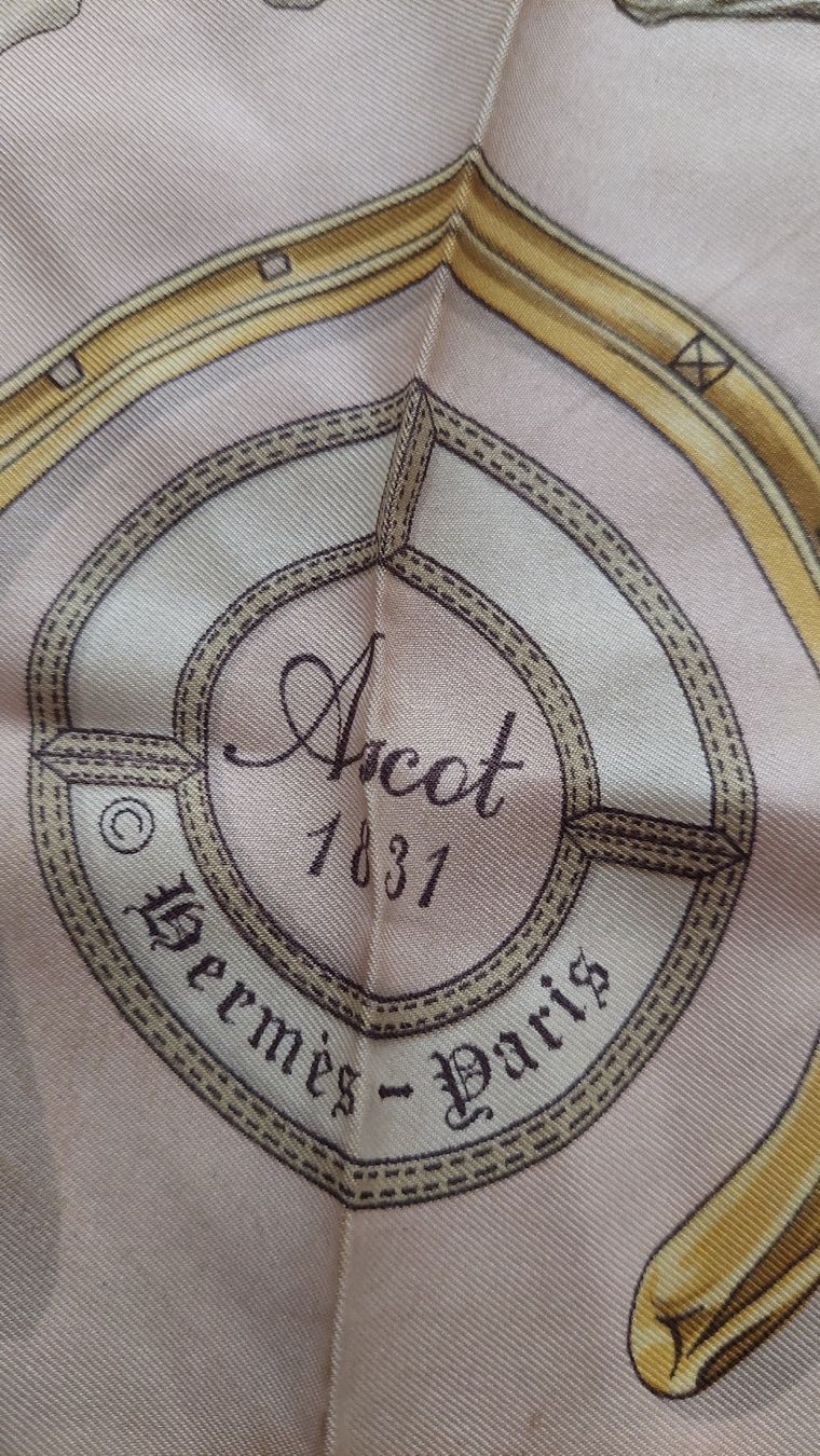 Hermès Foulard & Sciarpe: Hermès scarf 90x90 Ascot 1831 – Usato da Lausanne venduto da l0ok0co0l 2
