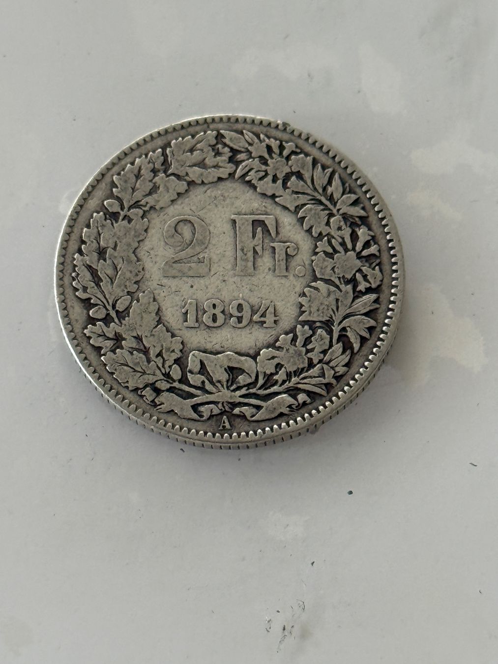 Tutti le monete: 2 Franken 1894  Rar – Usato da Wallisellen venduto da SWISS_SILVER1 1