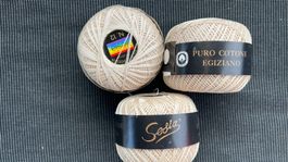 Sesia Filo di Scozia N. 12, Farbe 52, 3 Knäuel