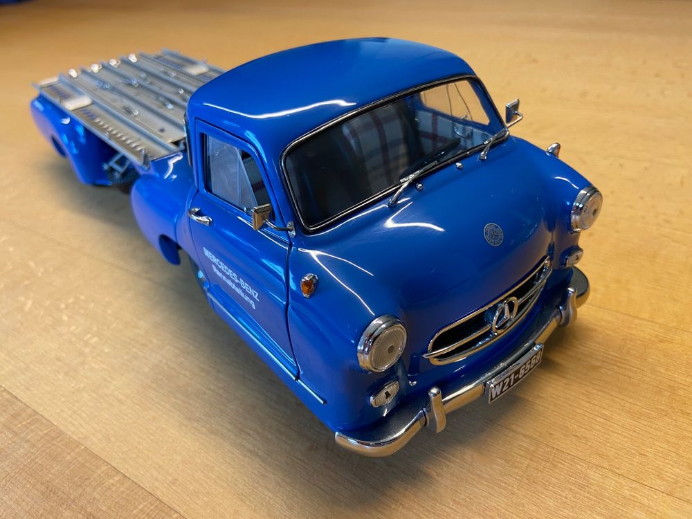Mercedes Benz Renntransporter 1954 – CMC – Échelle 1:43 – Métal – Neuf