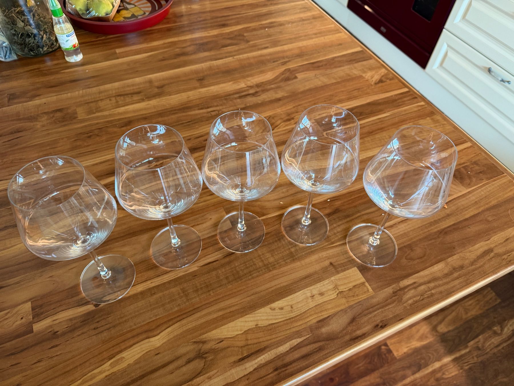 Verres: 5 Edle Burgundergläser – D'occasion à Zug par Cleverle