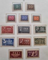 262-274, PAX Satz 1945 tadellos postfrisch Kt. 500.-