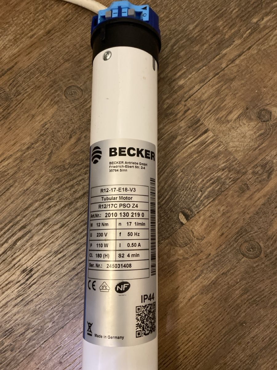 Motori: Becker Rohrmotor Typ R12-17-E18-V3 – Usato da Brugg AG venduto da nr1 3