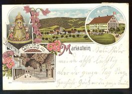 Gruss aus Mariastein - 16.03.1903 nach Deutschland