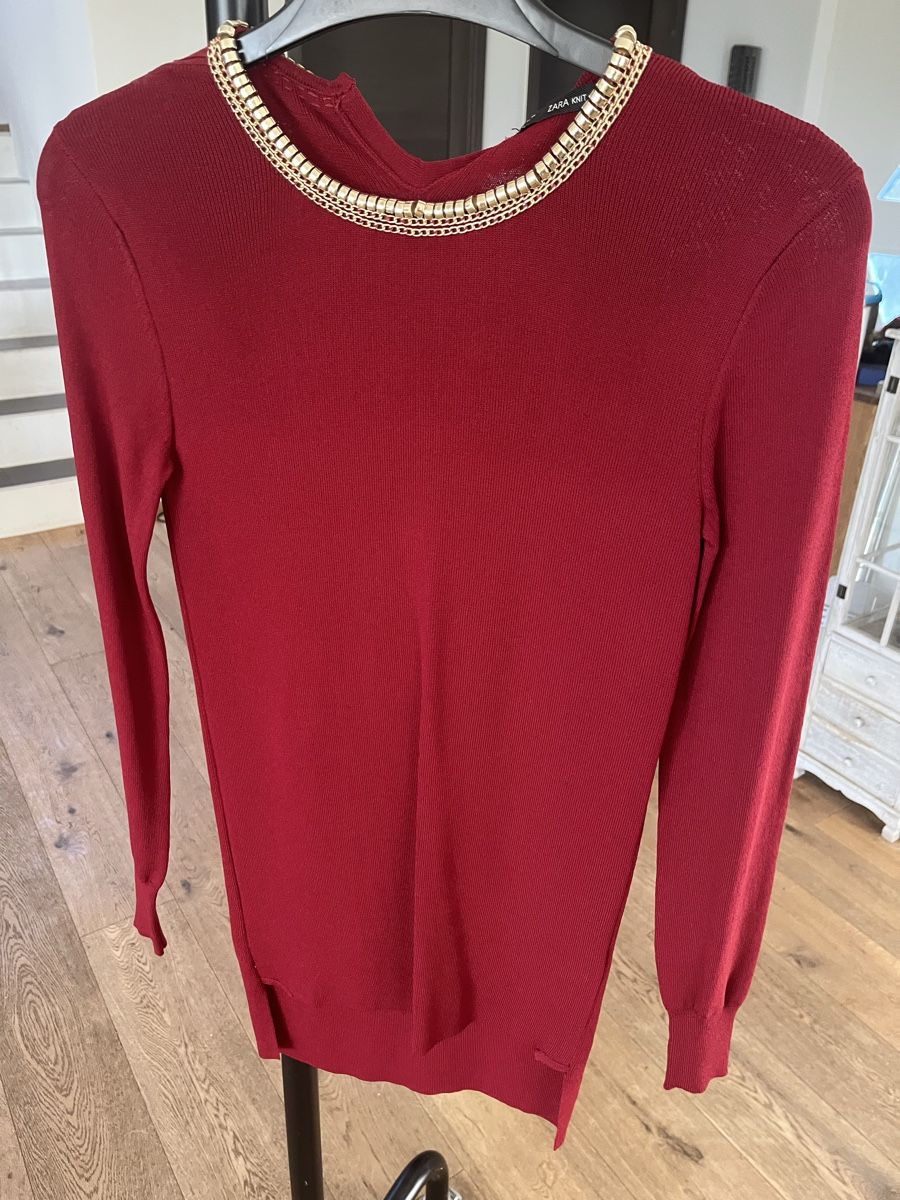 Zara Maglioni & Felpe: Zara, Pullover bordeauxrot, Gr. S, Top Zustand! – Nuovo (secondo la descrizione) da Gurbrü venduto da Simiramis