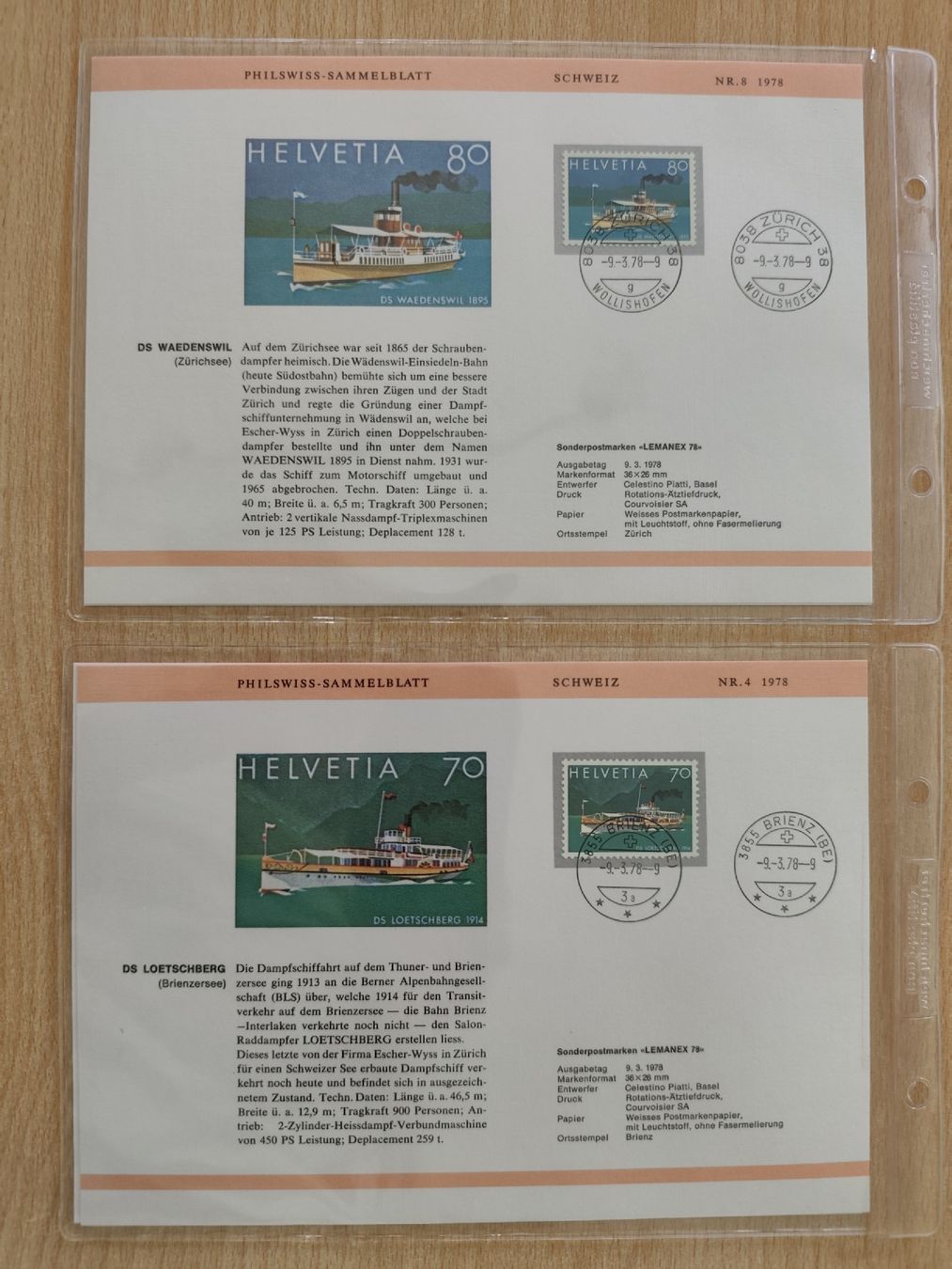 Tiro con l'arco: 8  Sonderpostmarken – Usato da Wallisellen venduto da Maestro01