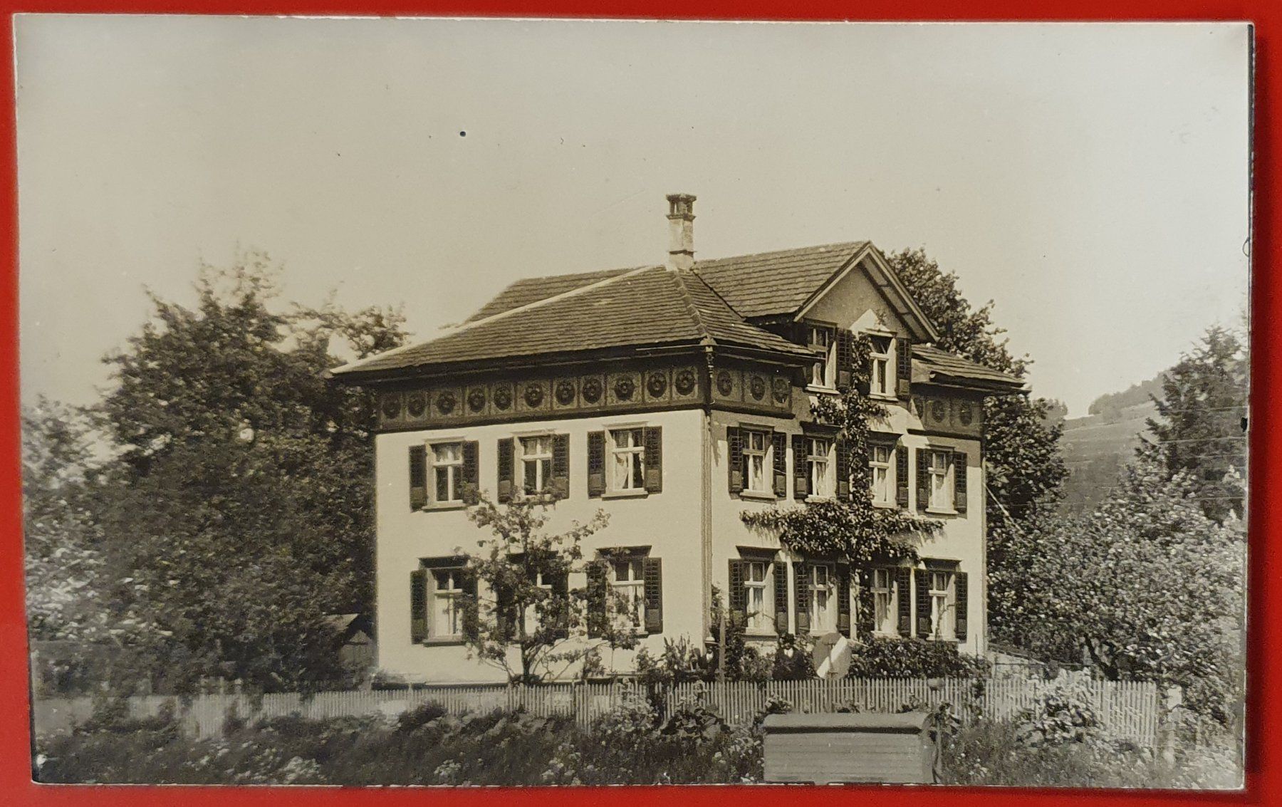 Ansichtskarten: Bütschwil 1923 - Wohnhaus – Gebraucht aus Kreuzlingen von Rschweiz1