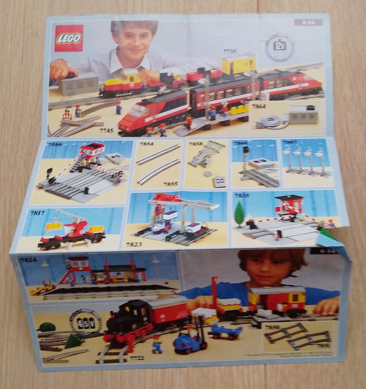 Lego Documenti: LEGO Eisenbahn Katalog Prospekt 80er gefaltet u. eingerissen – Usato da Wohlen AG venduto da salamanderspielwaren 2