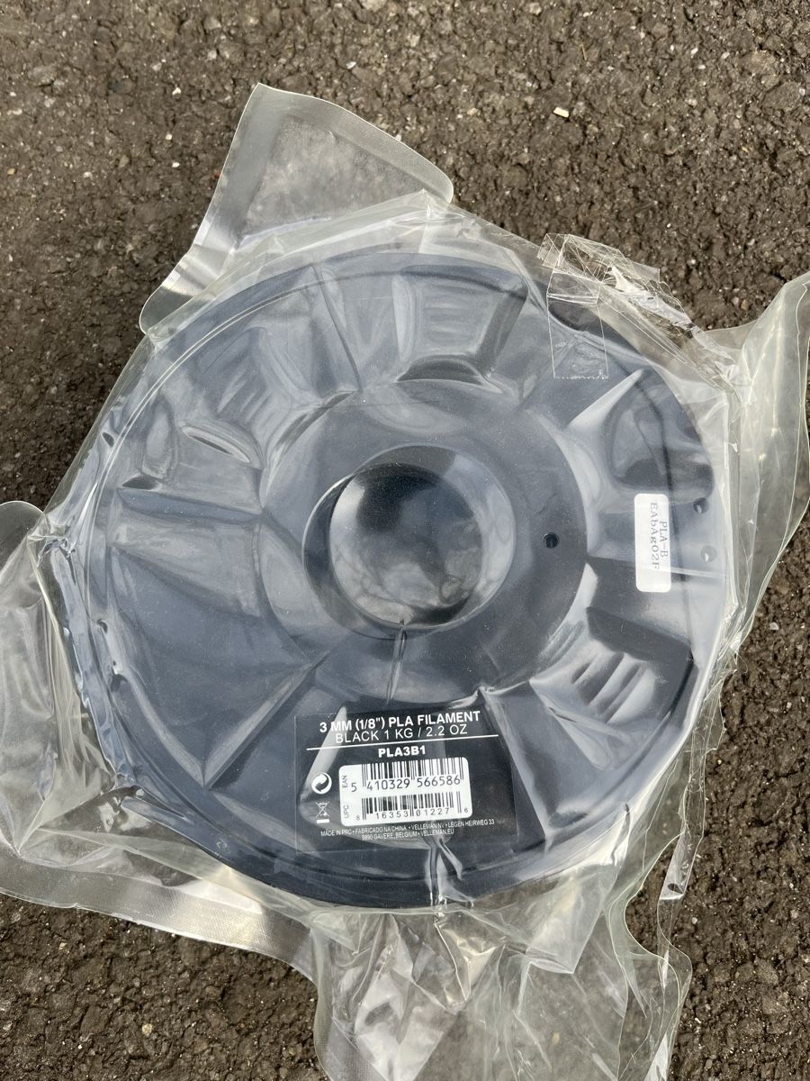 Filamento: PLA 3mm 1kg Schwarz Filament – Nuovo (secondo la descrizione) da Steinen venduto da chrunch