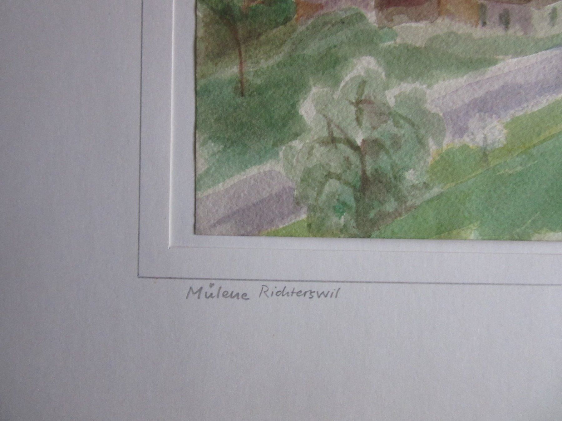 Foto & Immagini: ARMIN WILLI  AQUARELL SIGNIERT – Usato da Gersau venduto da grafik-kunst 3
