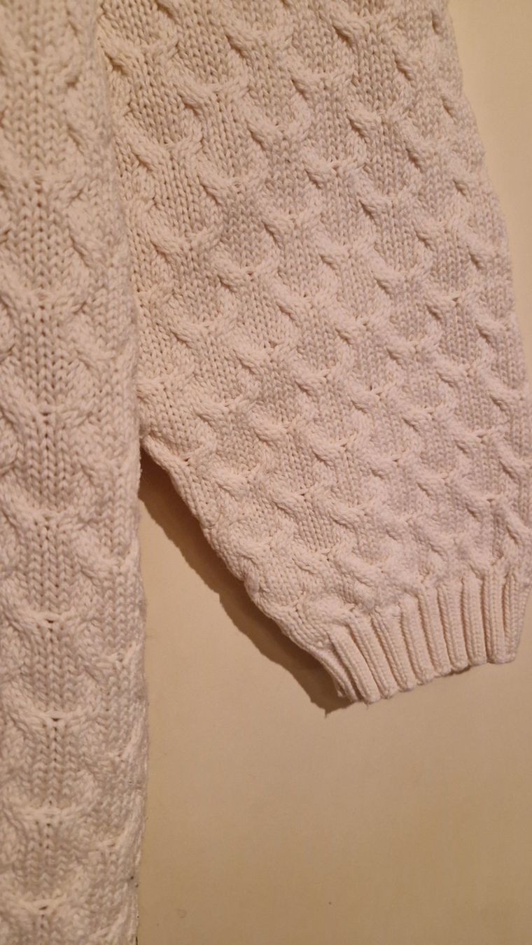 Maglioni & Felpe: Hellbeiger Baumwoll-Strickpulli – Usato da Oberengstringen venduto da Sheera7 3