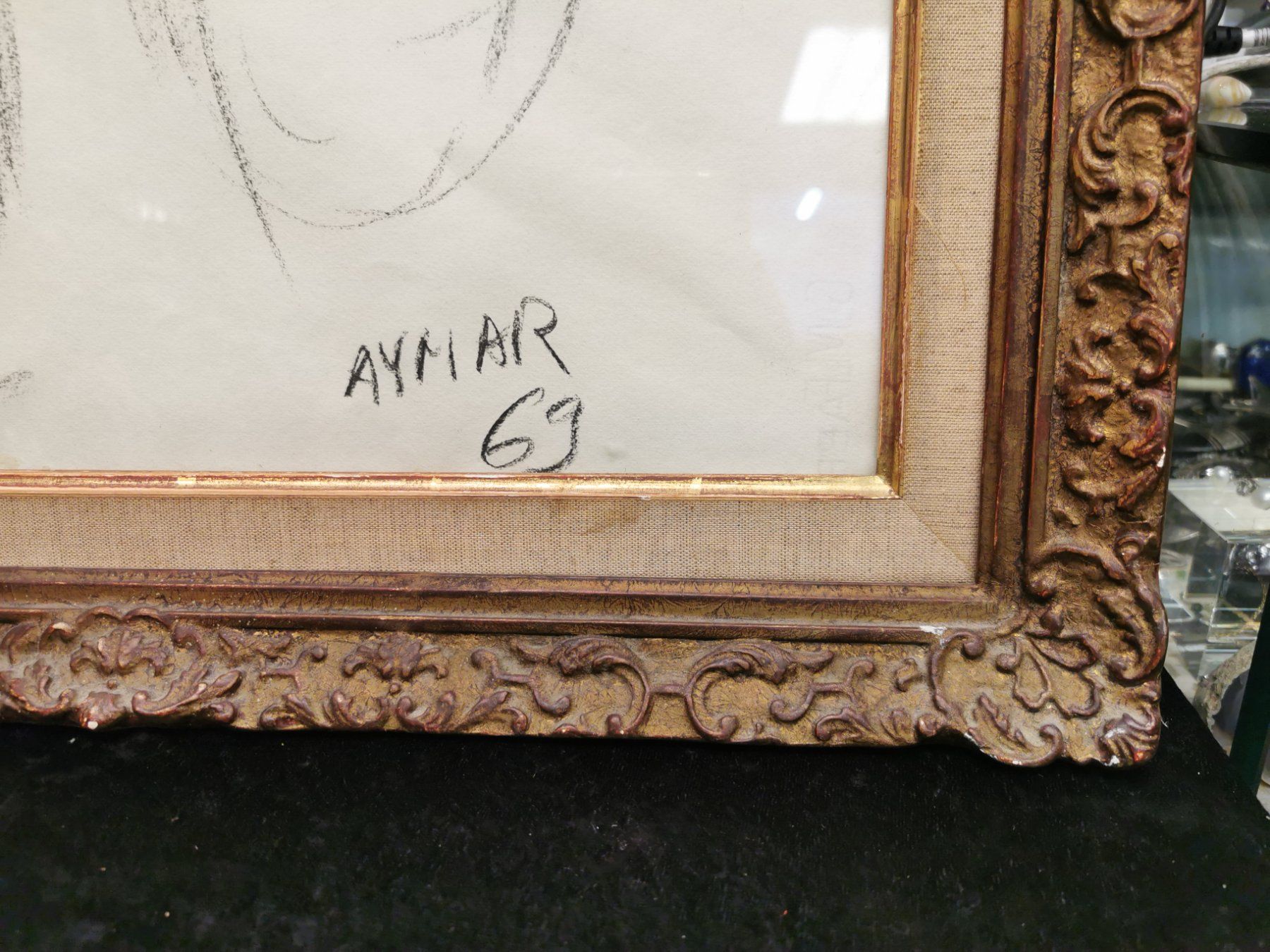 Gemälde: Tableau SIGNÉ PIERRE AYMAR DATÉ 69 – Gebraucht aus Genève von Qanil77 3