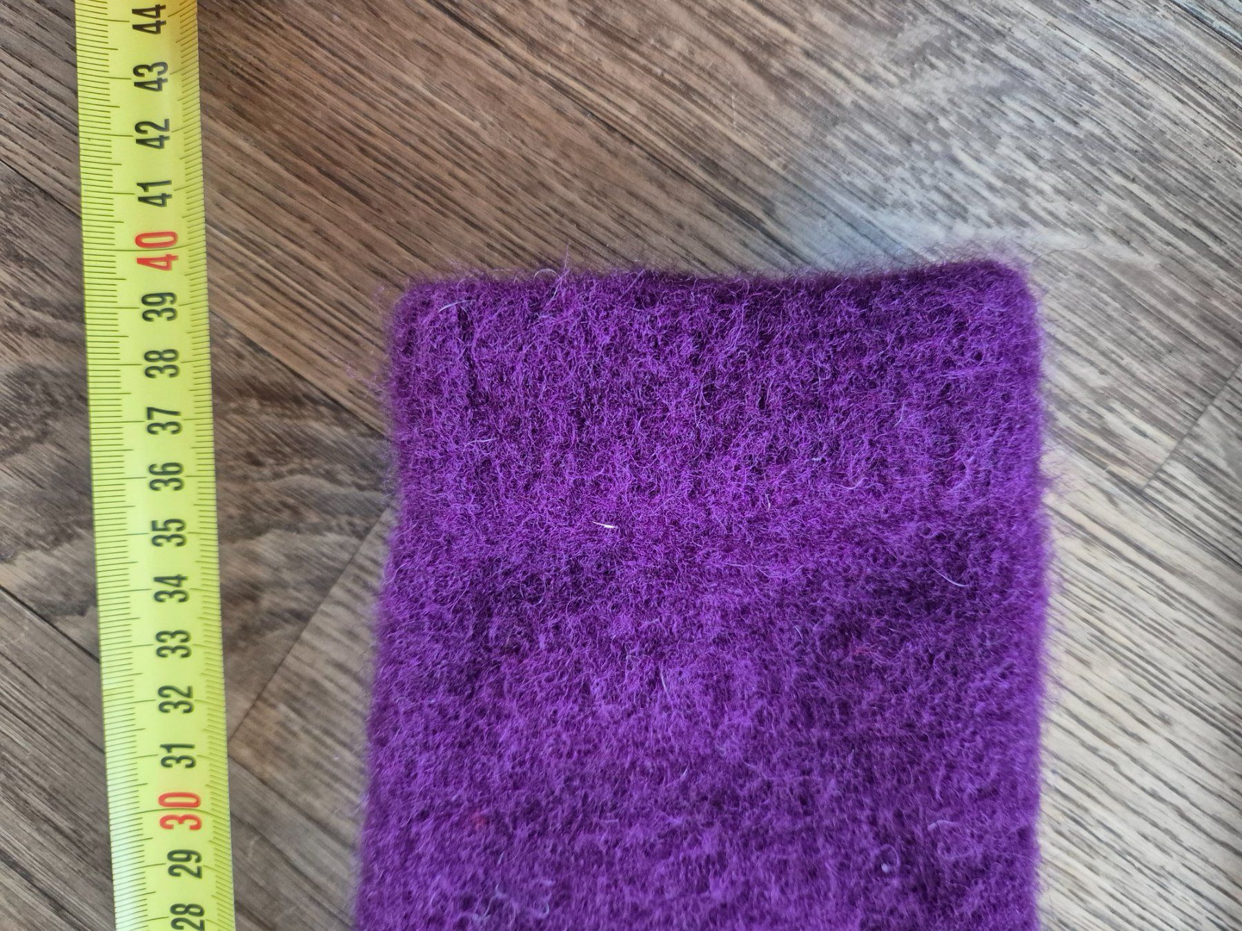 Chaussettes: Handknitted 100% wool purple leg warmers – D'occasion à Zürich par monadiederich 3