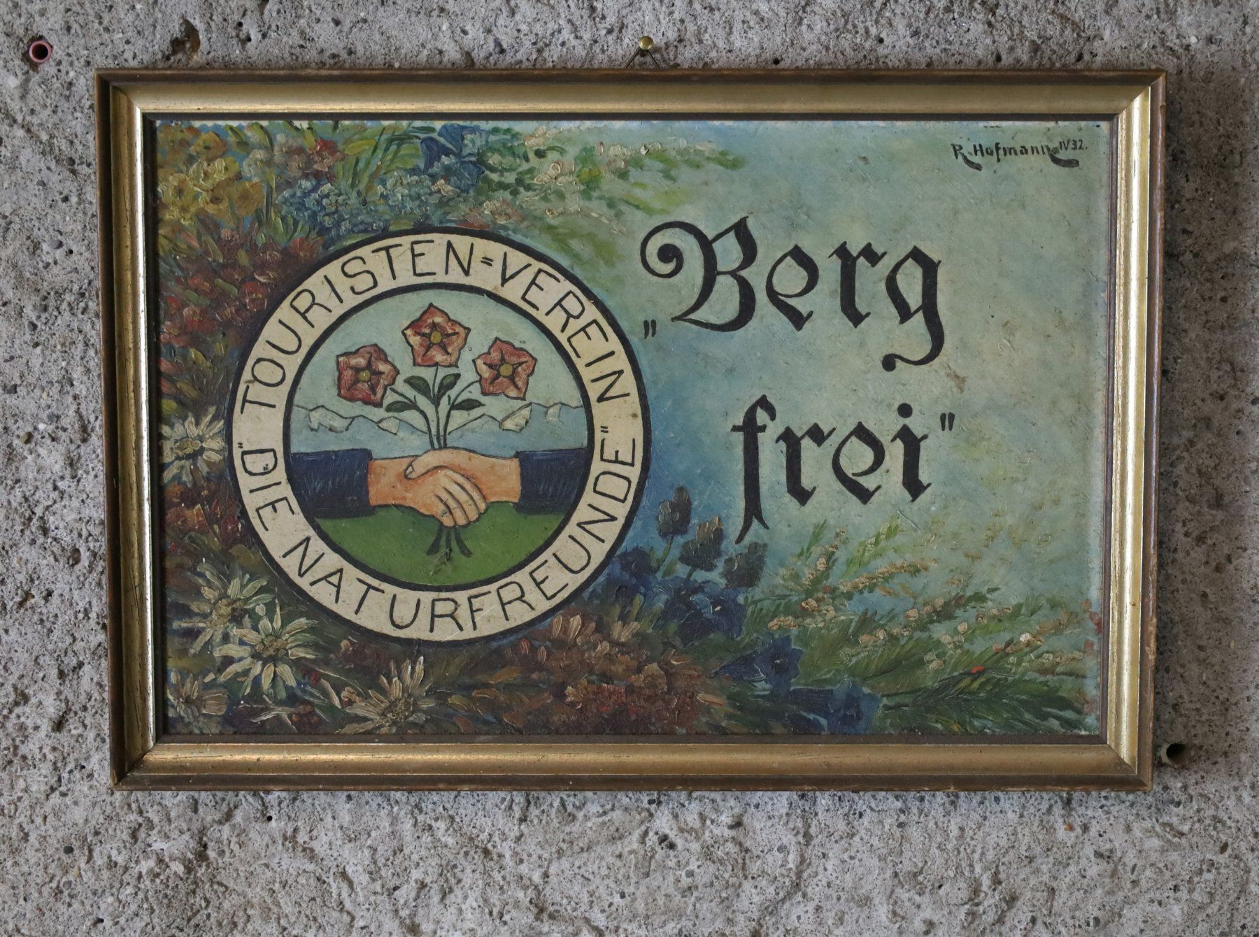 Dipinti: Ölbild / Berg frei Die Naturfreunde "R. Hoffmann" – Usato da Birrwil venduto da brandschatz_birrwil