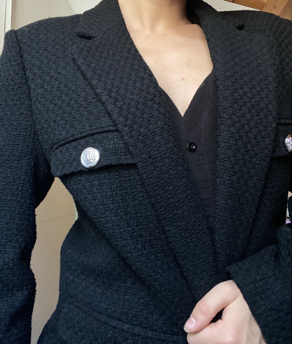 Completi & Tailleur: Tweeted Blazer Schwarz, Brand New – Nuovo (secondo la descrizione) da Göschenen venduto da Anoli34 5