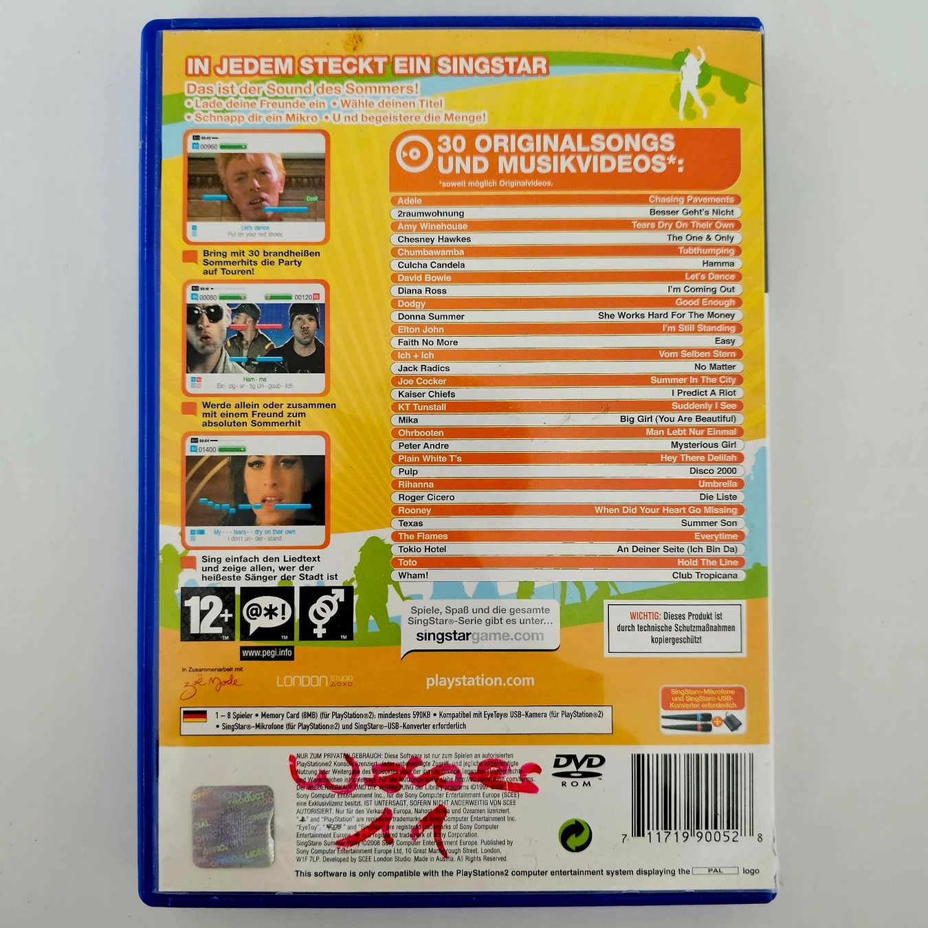 Sony Spiele: Singstar Summer Party (PS2) – Gebraucht aus Holziken von Miglioregamesnmore 1