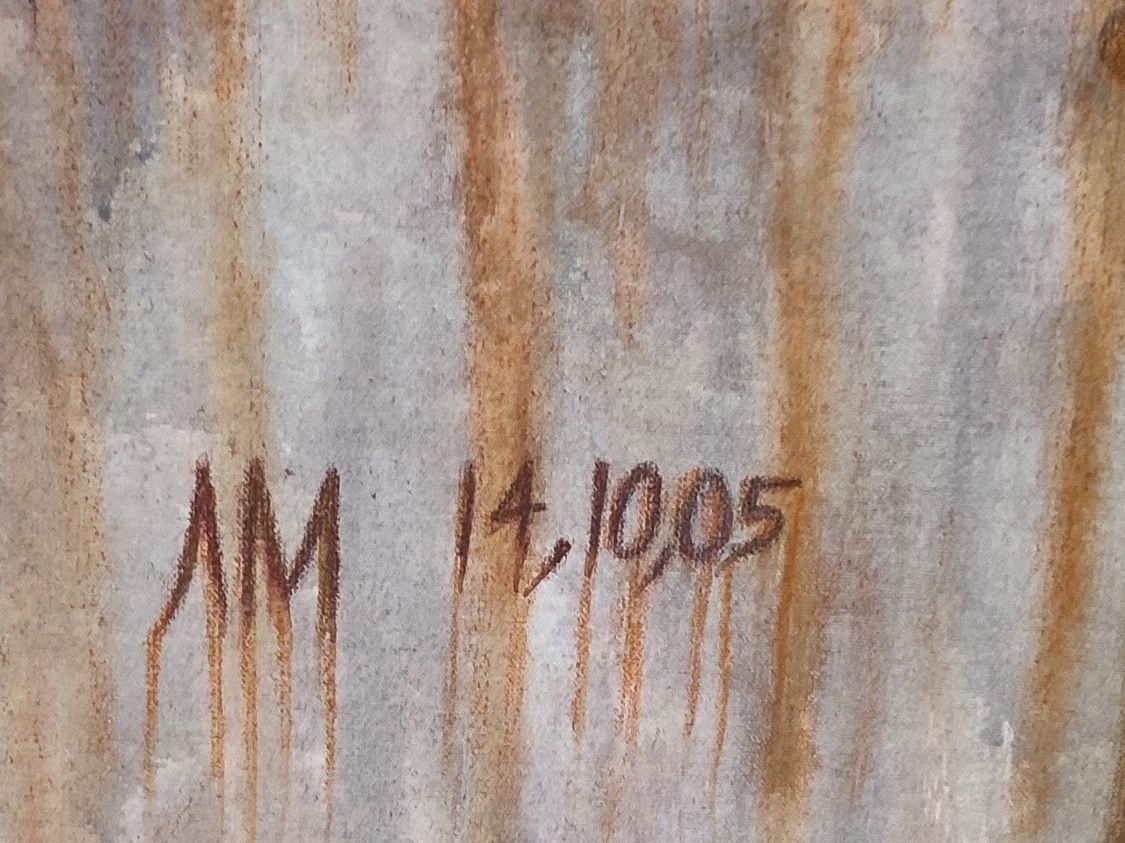 Dipinti: Akt Dame Gemälde Monogrammiert AM – Usato da Müllheim Dorf venduto da Othmar73 8