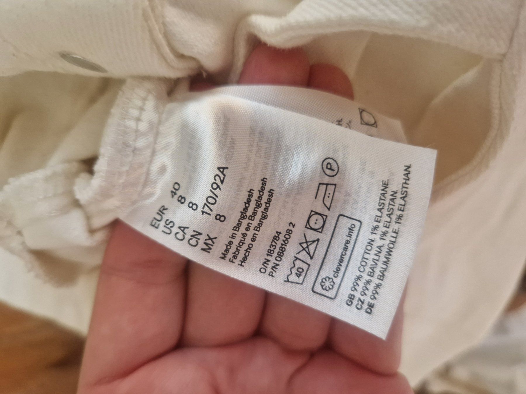 H&M Kleider: robe d'été blanche H&M – Neu (gemäss Beschreibung) aus Lausanne von nay_km7s 3