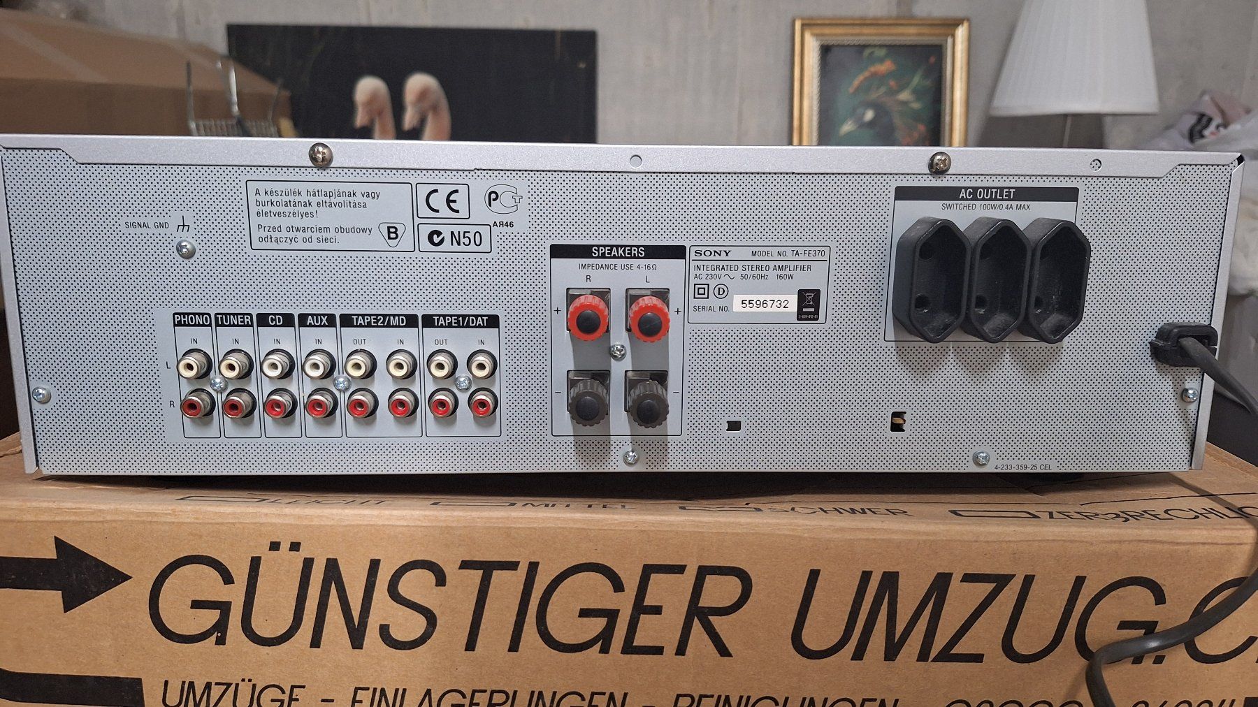 Amplificateurs: Sony Verstärker TA-FE 370 – D'occasion à Uster par Meyert1 1