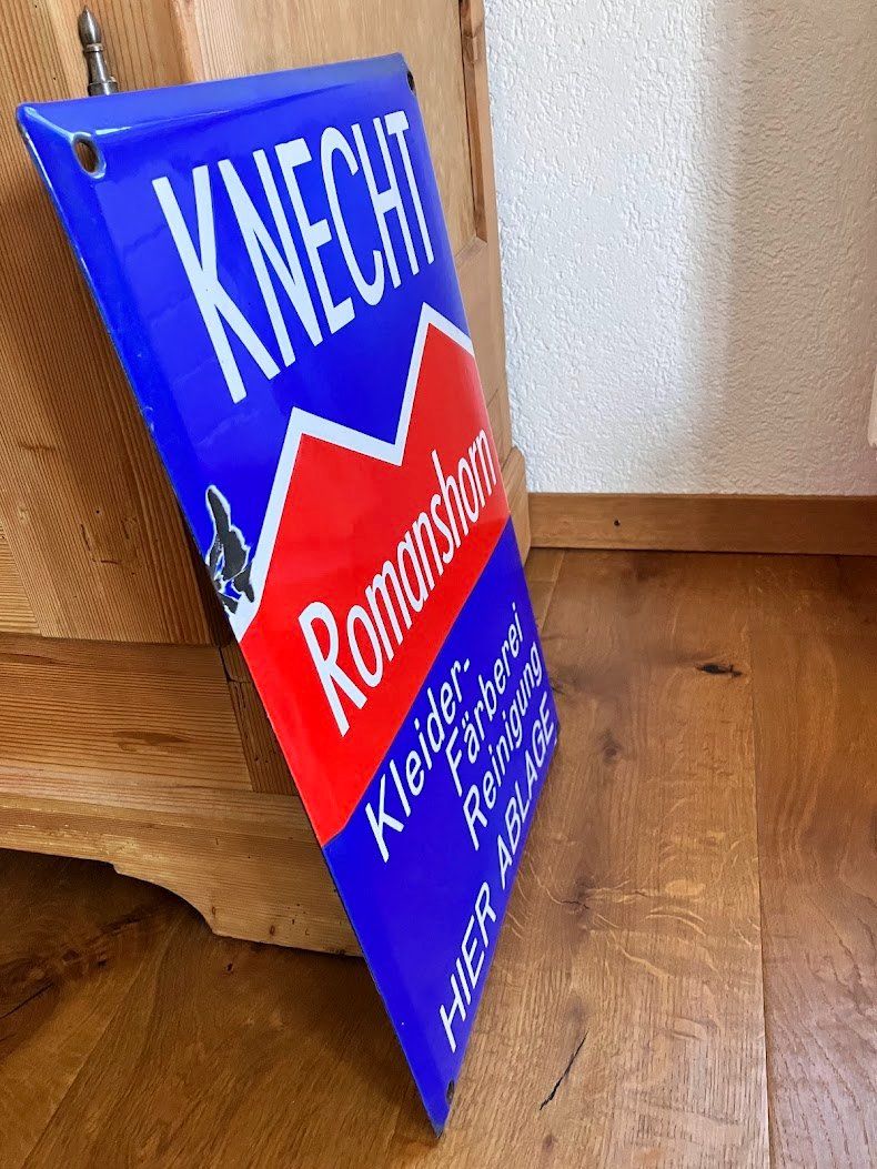 Insegne: Altes Reklame - Emailschild – Usato da Oppikon venduto da unteroppikon 4