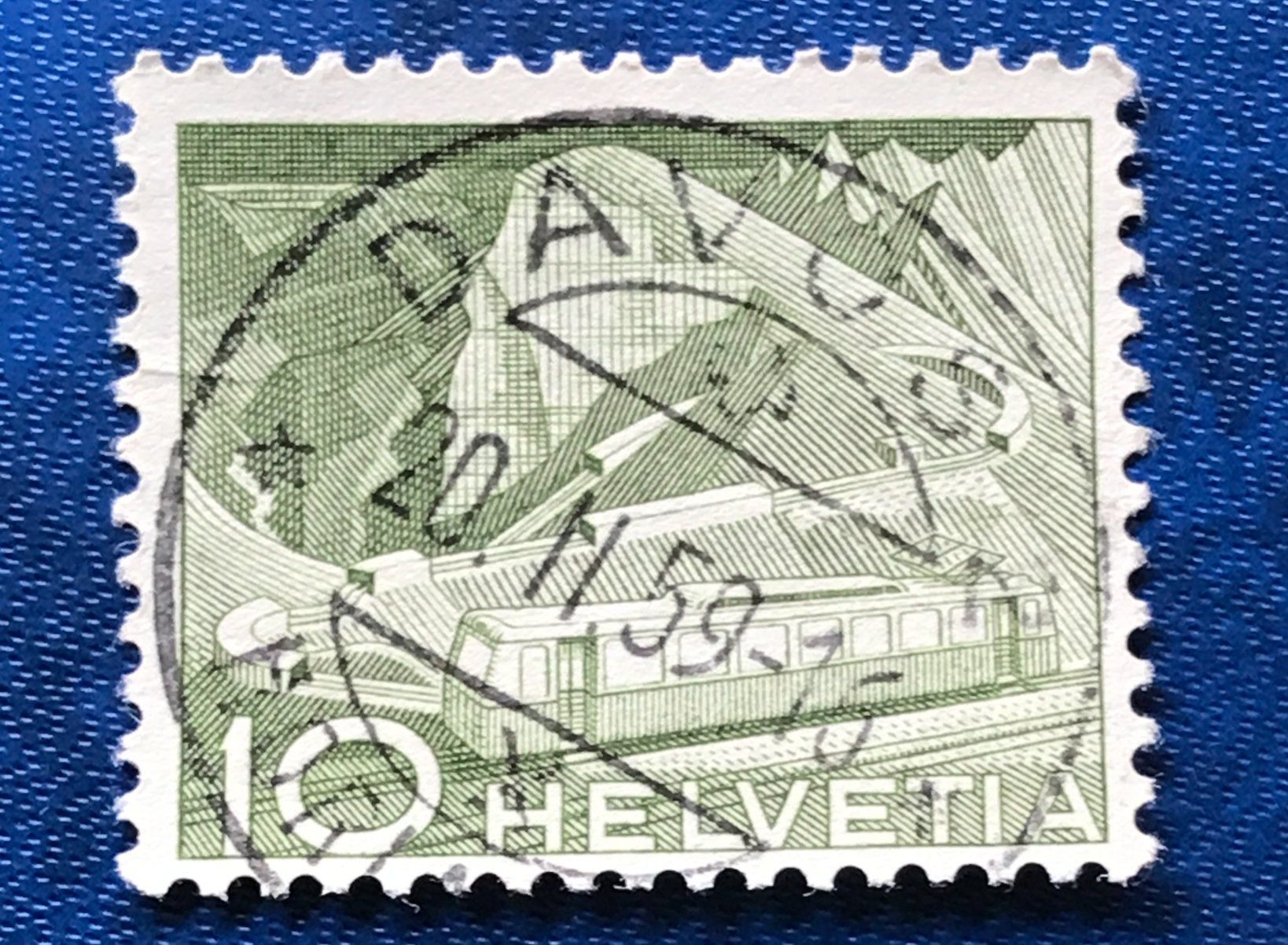 Tutti i francobolli: Nr.299 Technik und Landschaft GESTEMPELT   – Usato da Aarau venduto da Billa007
