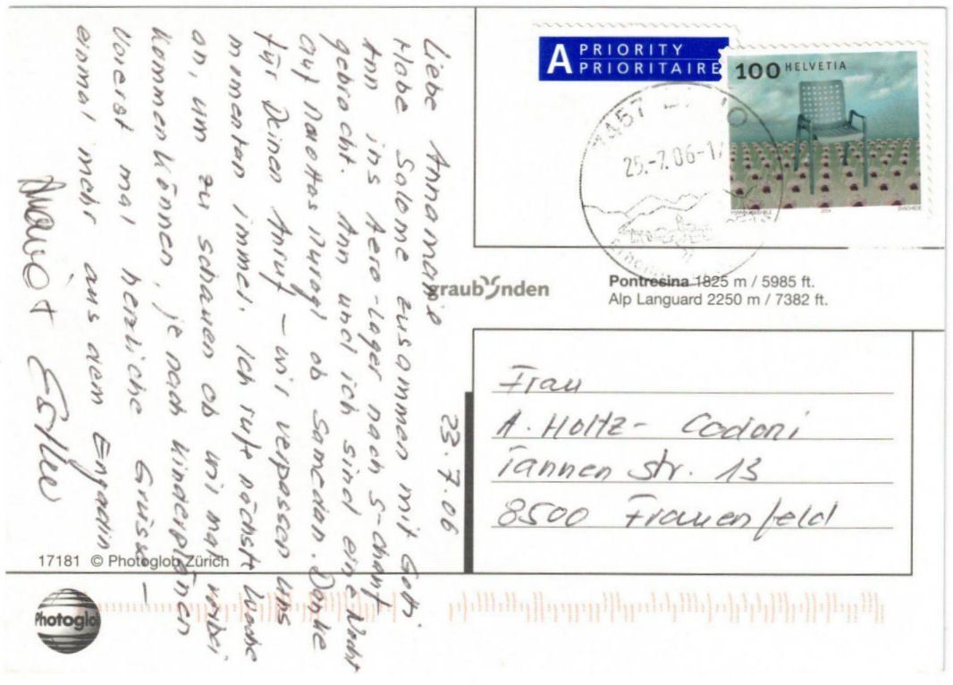Cartoline postali: St. Moritz - 8 Bild AK Muottas Muragl – Usato da Binningen venduto da Mountainrider 1