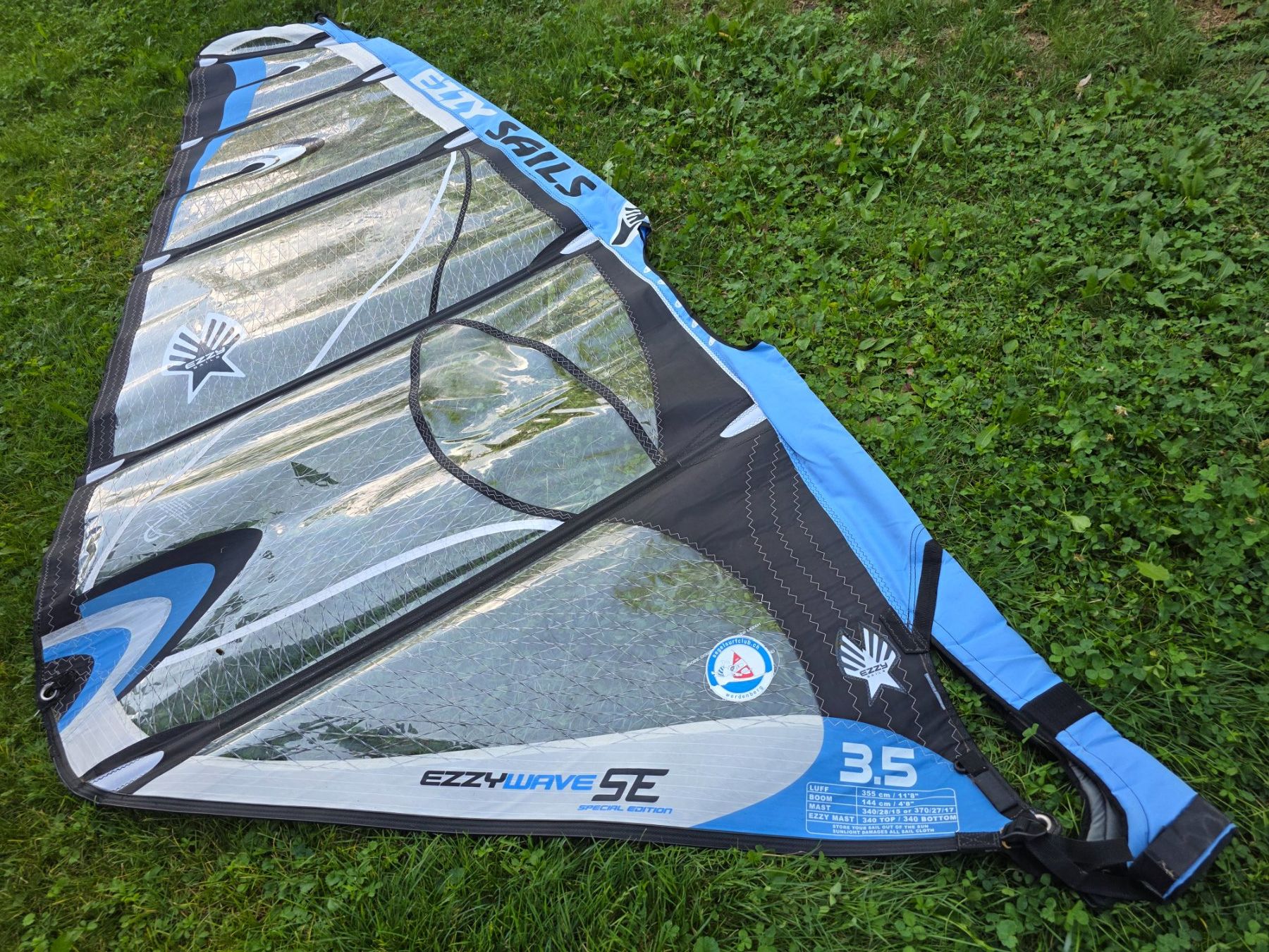 Surf: Windsurfsegel Ezzy Wave SE 3,5 – Usato da Buchs SG venduto da swisssurfer007 1