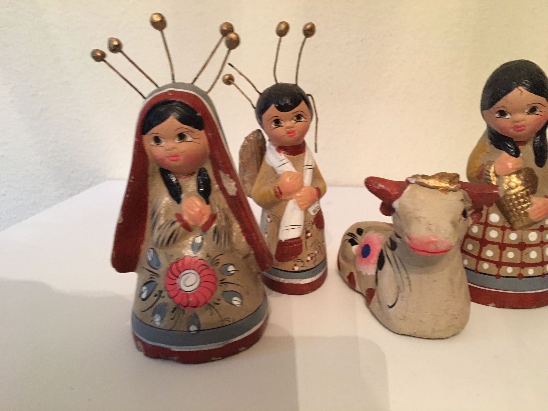 Statuette: handbemalte Krippenfiguren Keramik – Usato da Bern venduto da rewe45 3