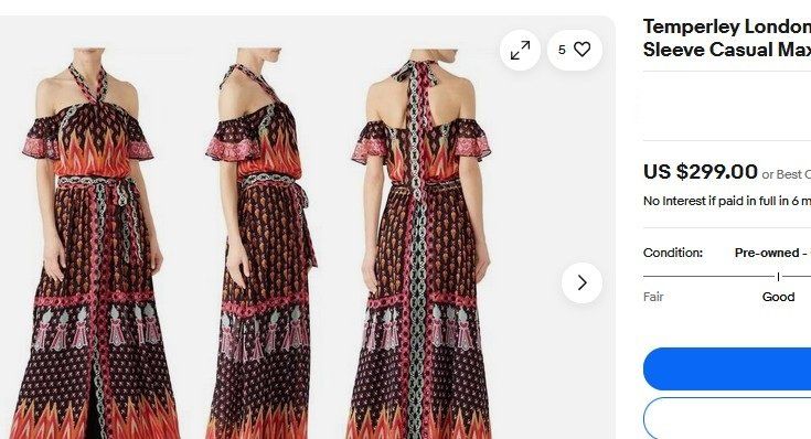 Vestiti: Temperley London Kleid / robe 36 – Usato da Collonges venduto da arashee 6