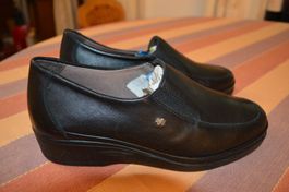 Mocassino da donna in pelle nera