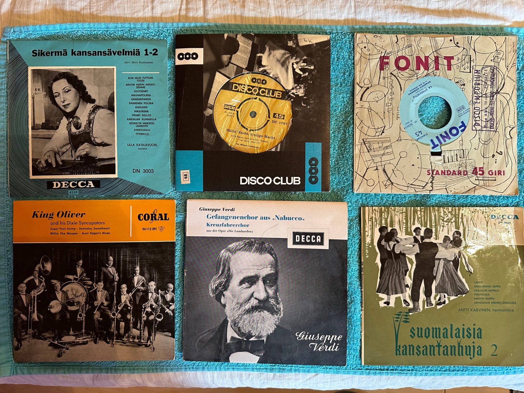 Dischi in vinile: 6 Stück alte mini Schallplatten – Usato da Bolligen venduto da Astrophysiker06
